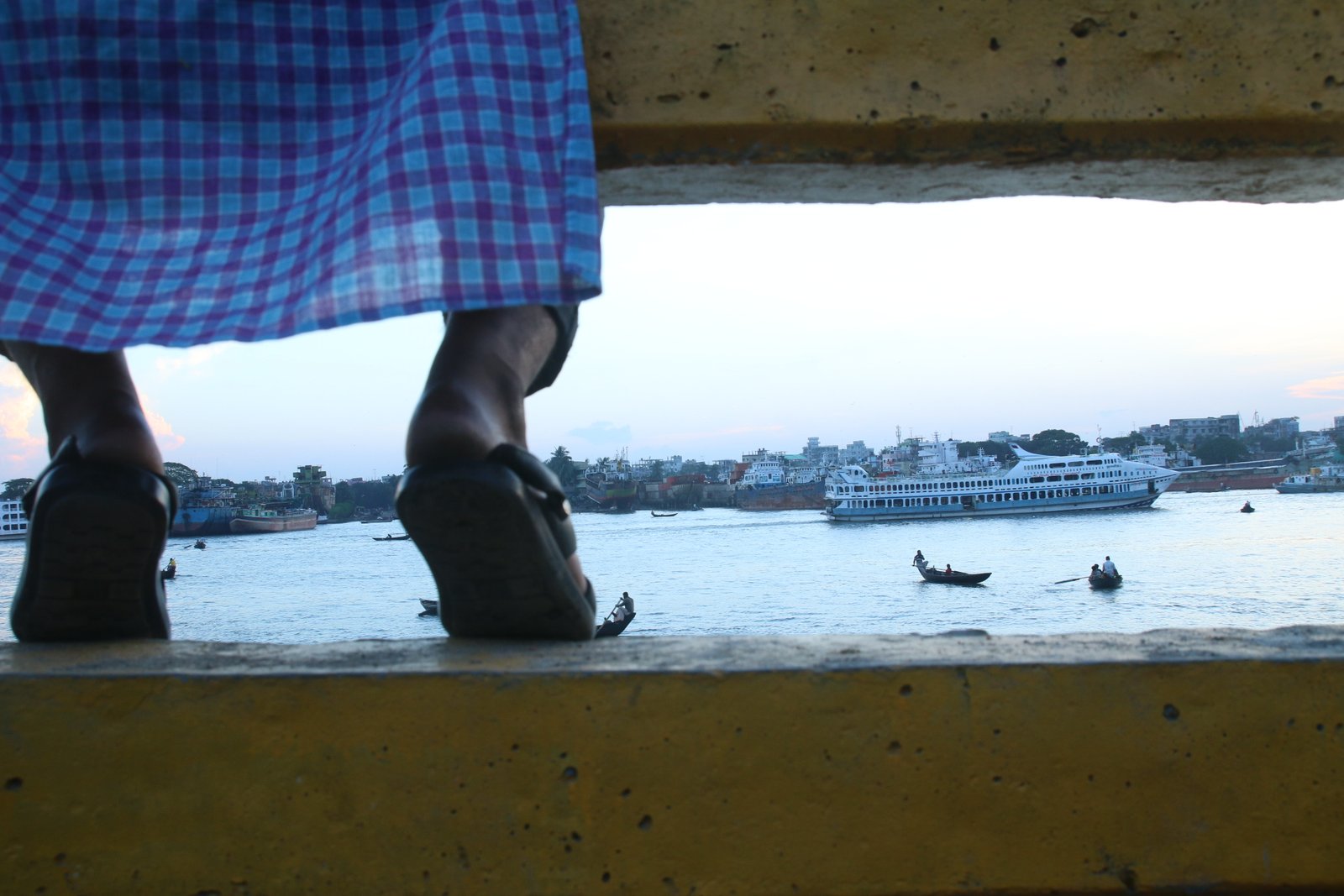 View of Buriganga by Tamim